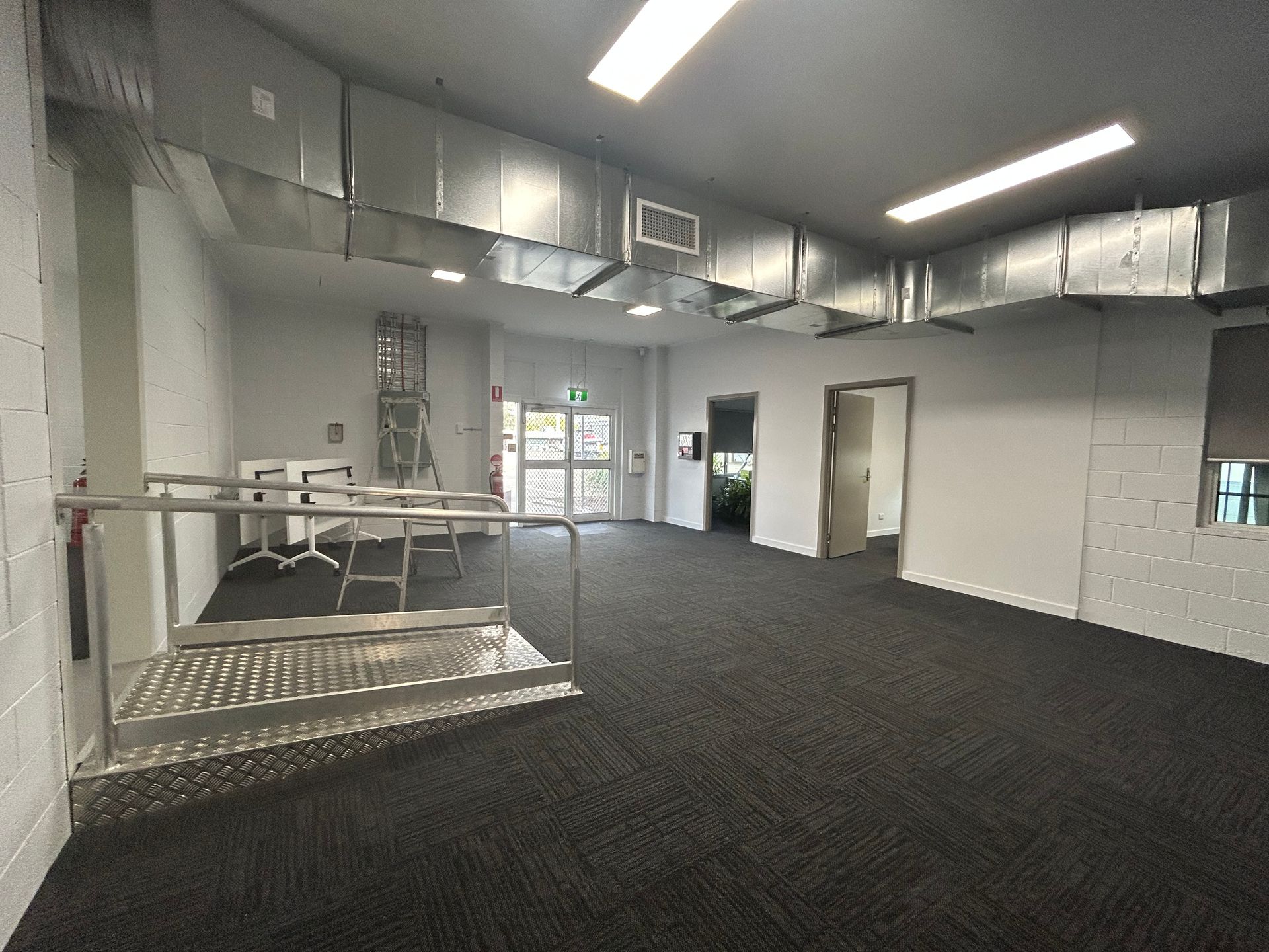 Spacious Room With Metal Platform and Railing — Nick Favot Painting In Bohle, QLD