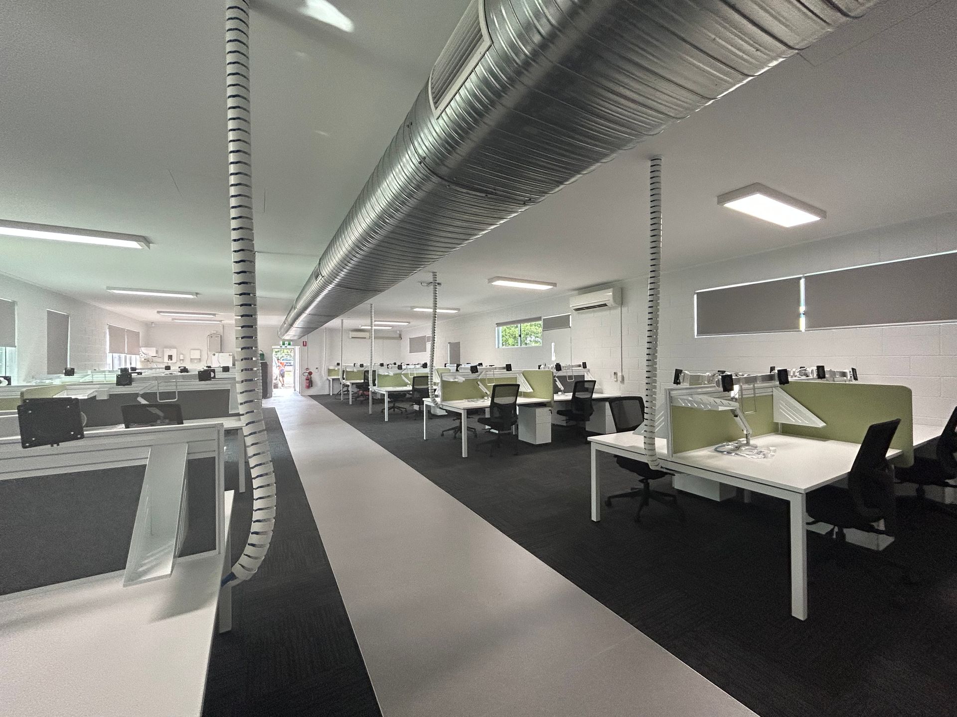 Modern Office With Overhead Ducts Visible — Nick Favot Painting In Bohle, QLD
