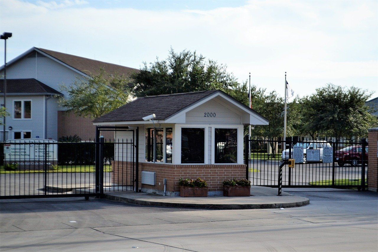 security house at gate