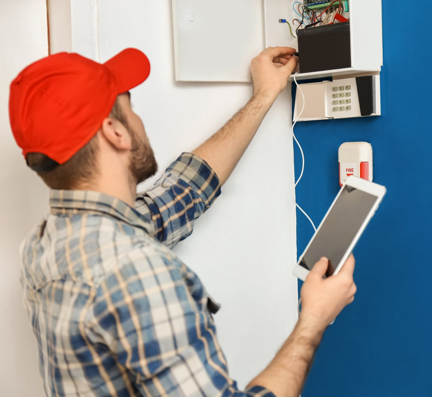 Routinely test your system for peace of mind Inspector tests security and fire alarm systems
