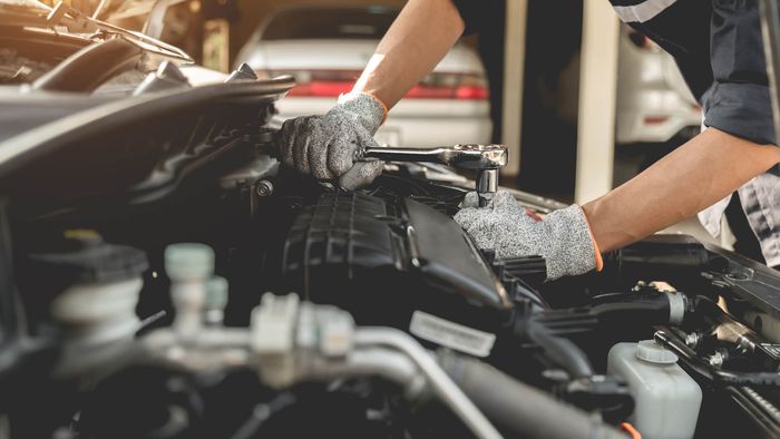 repairing an engine