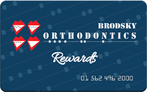 Brodsky Orthodontics Rewards Card