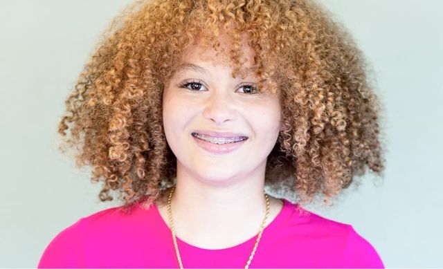 Patient beginning her smile transformation