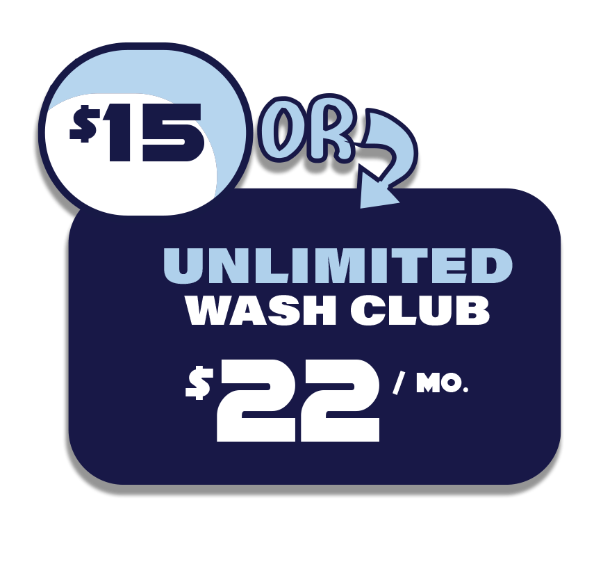 Get the BEST wash at Scrubs Express Carwash!