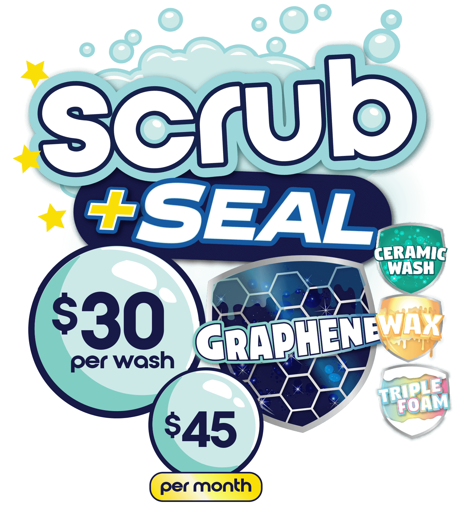 Unlimited car washes at Scrubs Express Wash for $45/ month