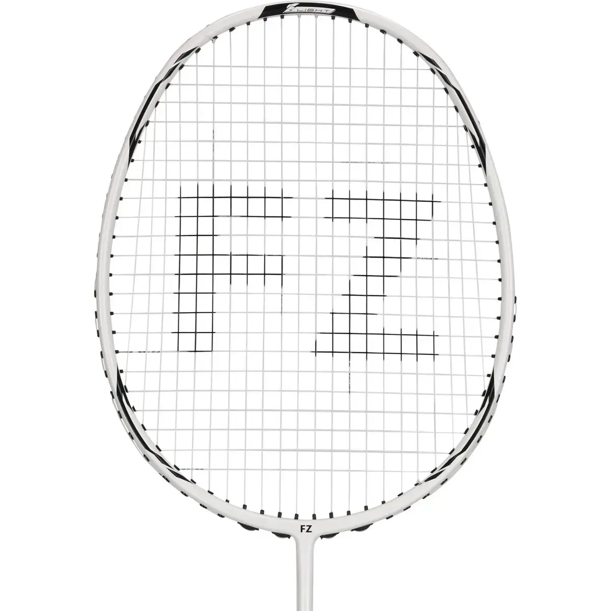 Wit tennisracket met een grote