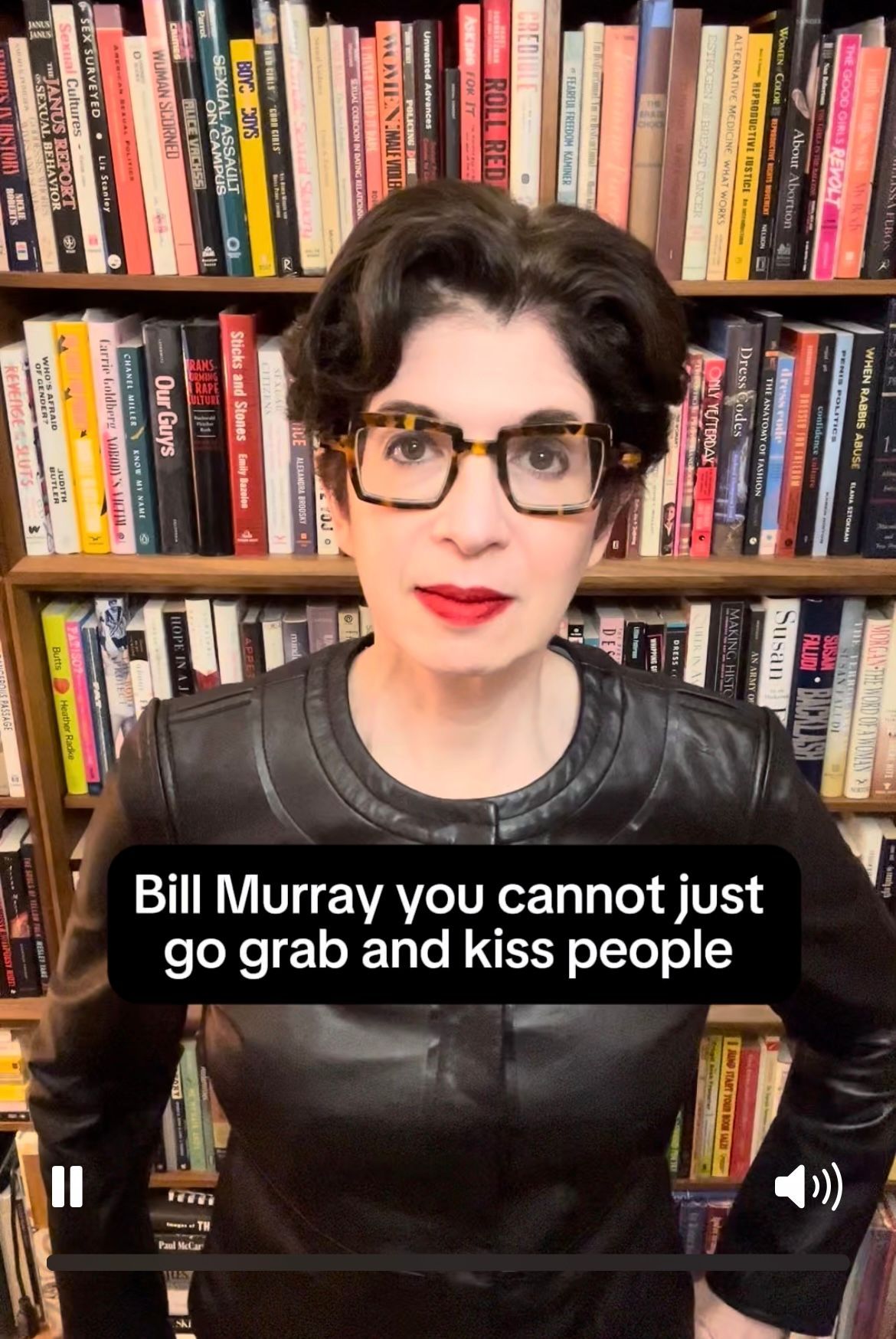 Leora Tanenbaum on TikTok talking about Bill Murray assaulting Naomi Watts.