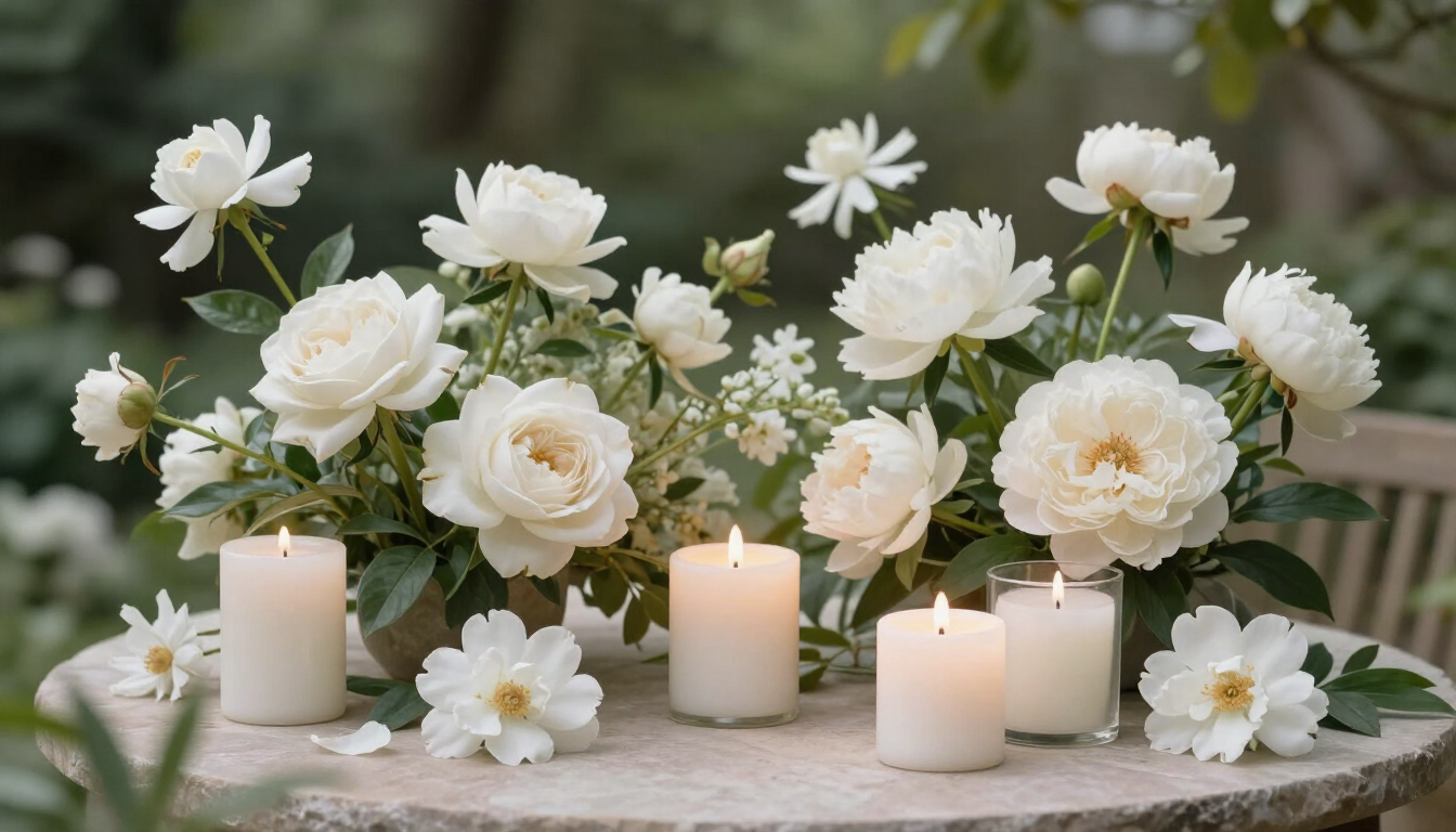 Funeral ceremony — a peaceful farewell