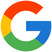 Multicolored Google “G” logo in red, yellow, green, and blue on a white background