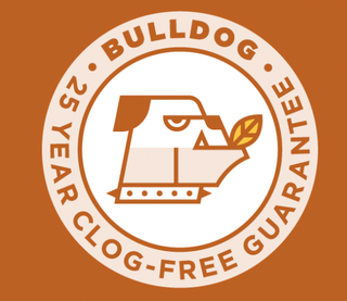 bulldog gutter guard logo