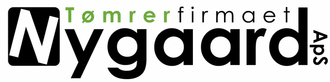 Tømrerfirmaet Nygaard logo med grønt tag