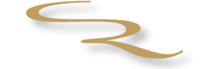Green stylized letter