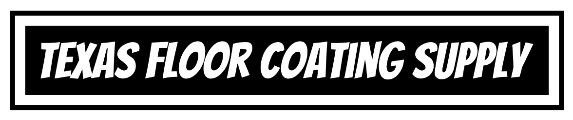 a black and white logo for Texas Floor Coating Supply
