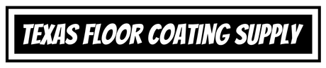 a black and white logo for Texas Floor Coating Supply