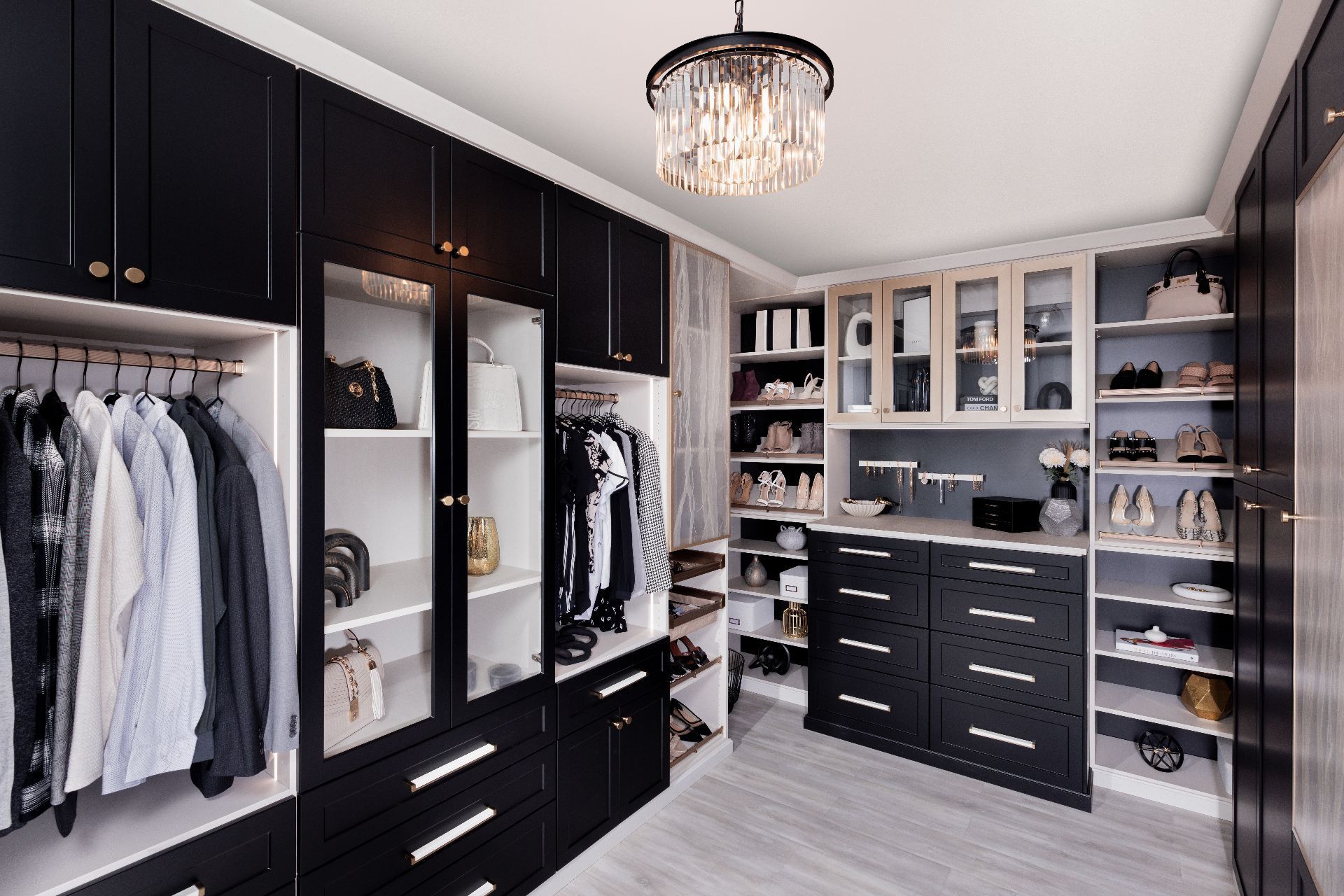 Concrete Flat Panel Walk In Closet System