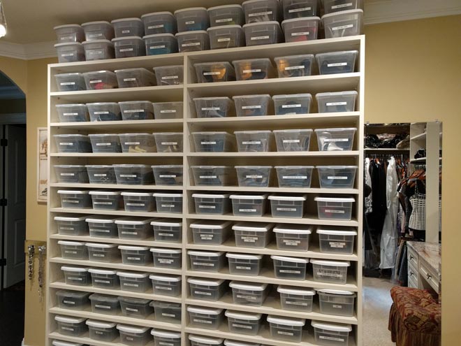 Custom Shoe Shelving