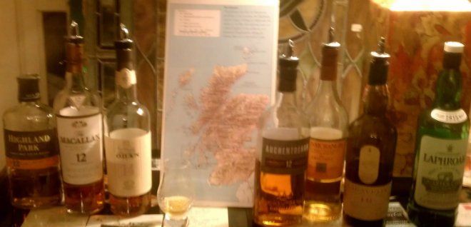 Bottles of Scotch