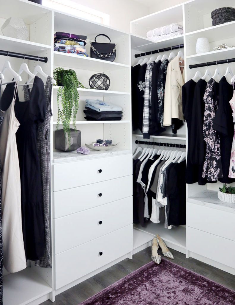 Cloud Color Walk In Closet System