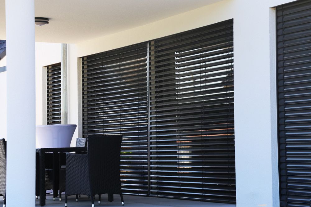 Window With External Blind — Wholesale Window Coverings in Newcastle, NSW