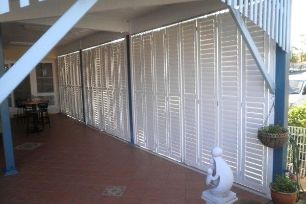 Shutter Door — Wholesale Window Coverings in Maitland, NSW