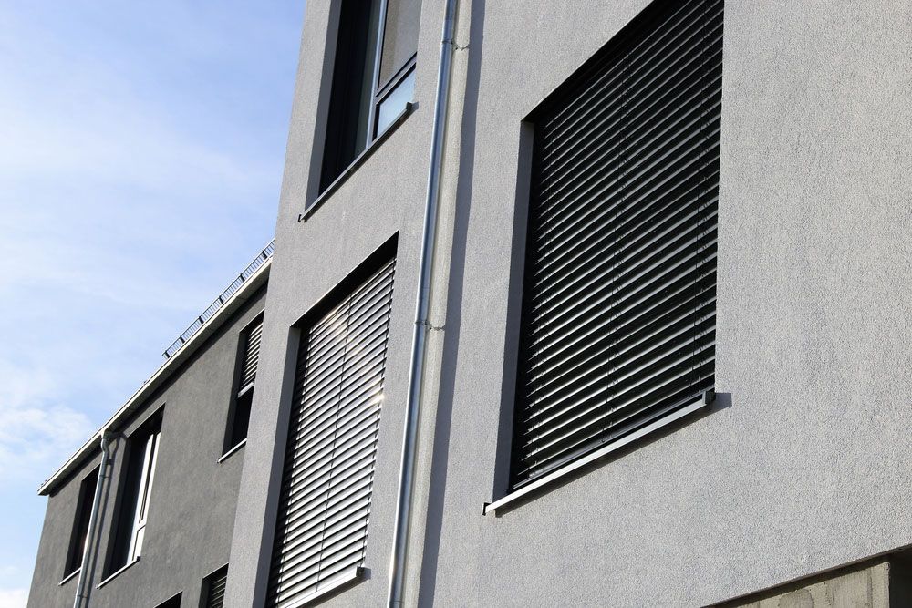 New Window With Roller Shutters — Wholesale Window Coverings in Newcastle, NSW