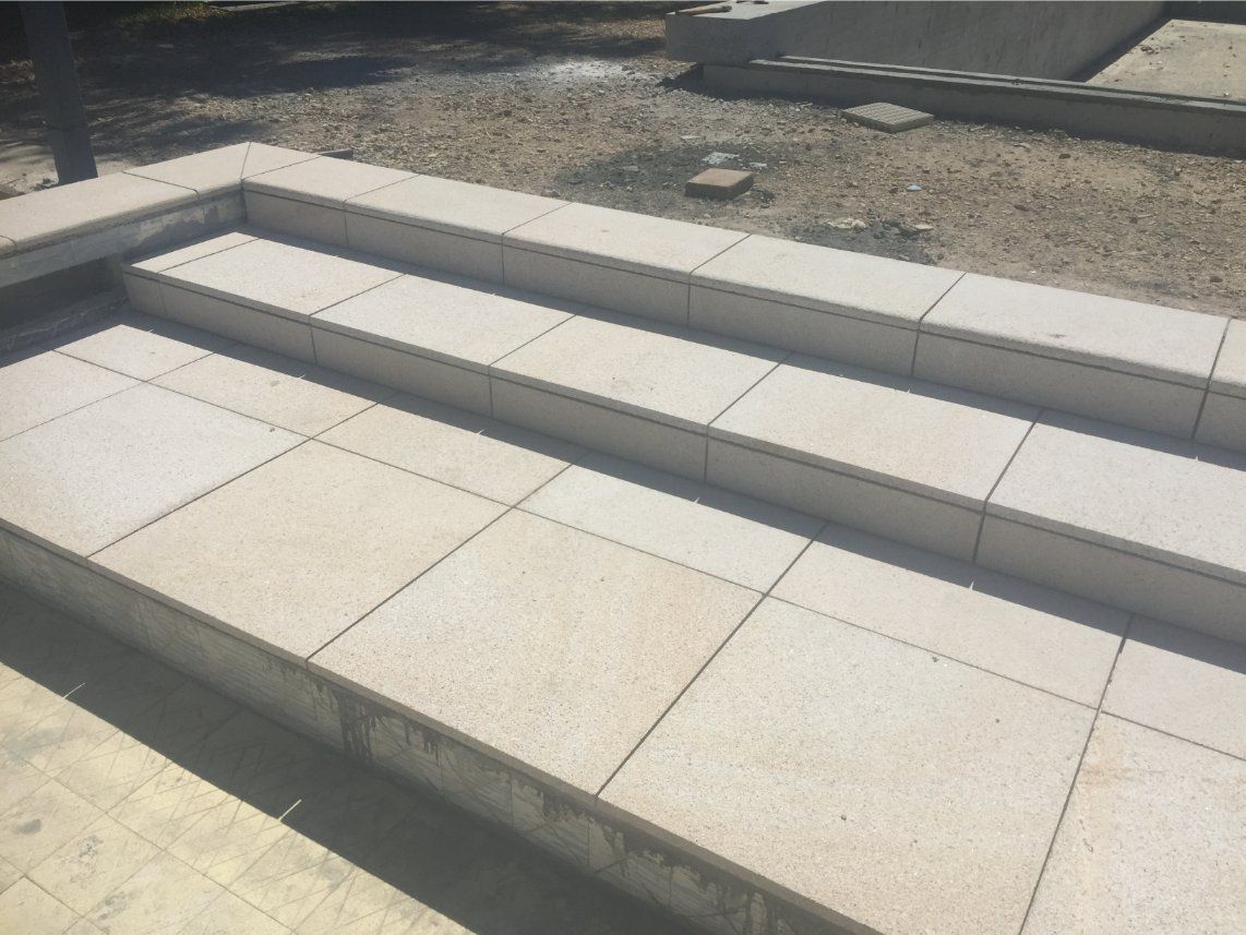 Concrete Steps With Tiled Surfaces — Worrall Tiling in South Kempsey, NSW