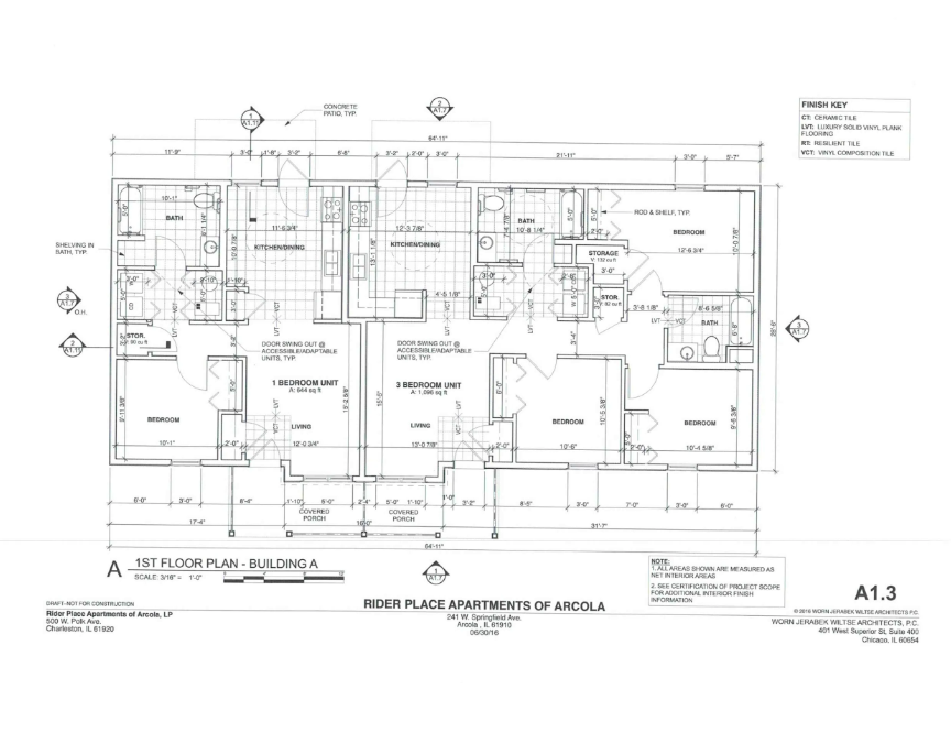 Floor plan first floor building A