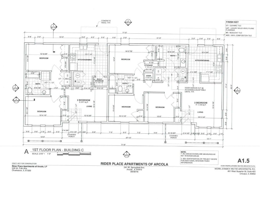 Floor plan First floor building C
