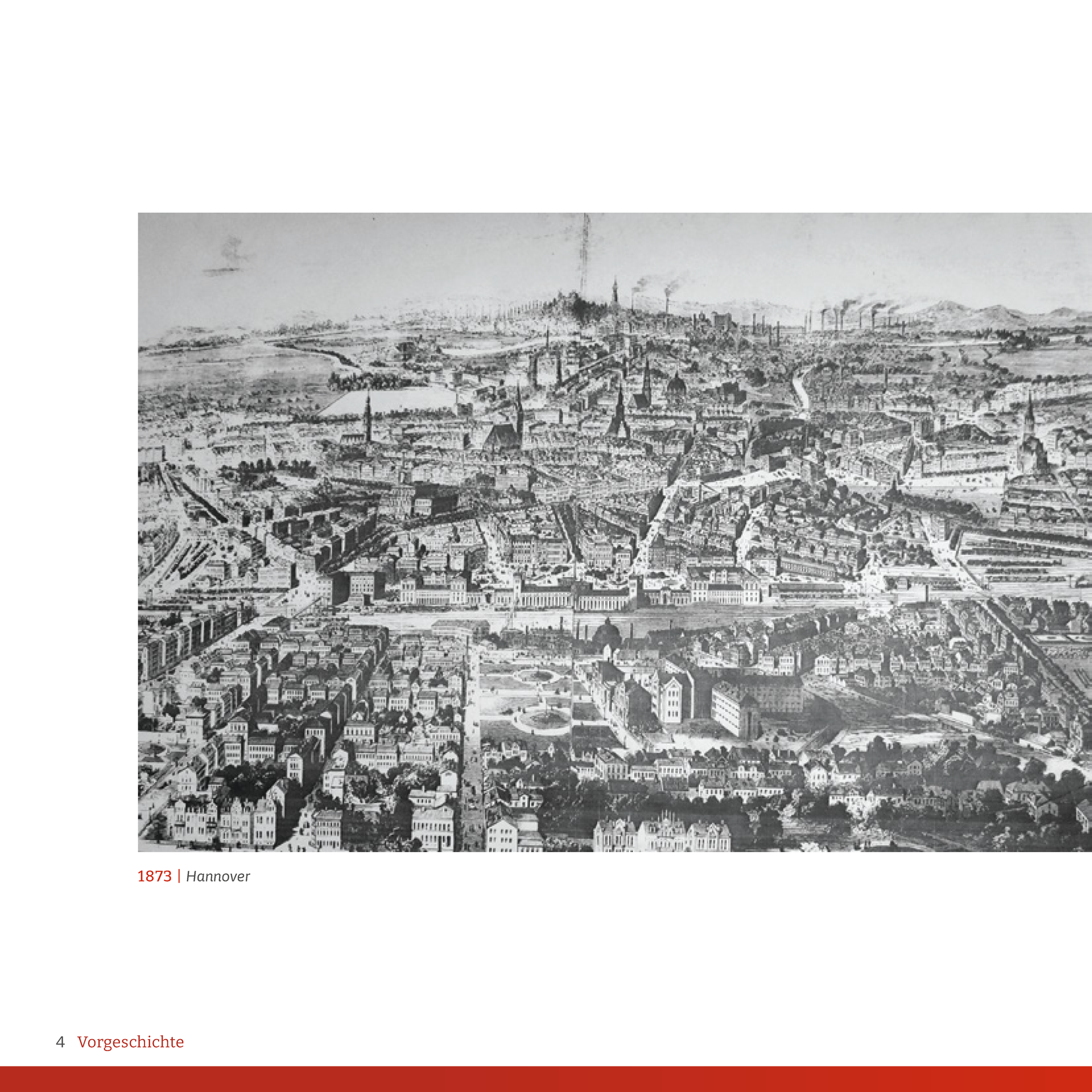 Ein Schwarzweißfoto einer Luftaufnahme einer Stadt.