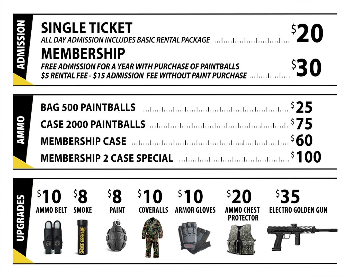 General Admission Tickets Pittsburgh Paintball Park Pittsburgh Pa