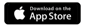 Black button with white Apple logo and