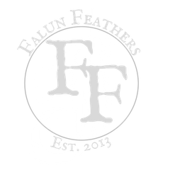 Logo for Falun Feathers: 