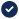 Dark blue circle with white checkmark inside.