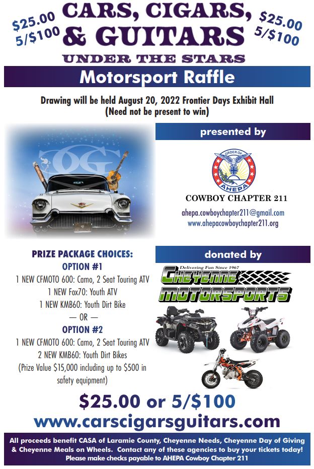CCG Motorsports Raffle page 1