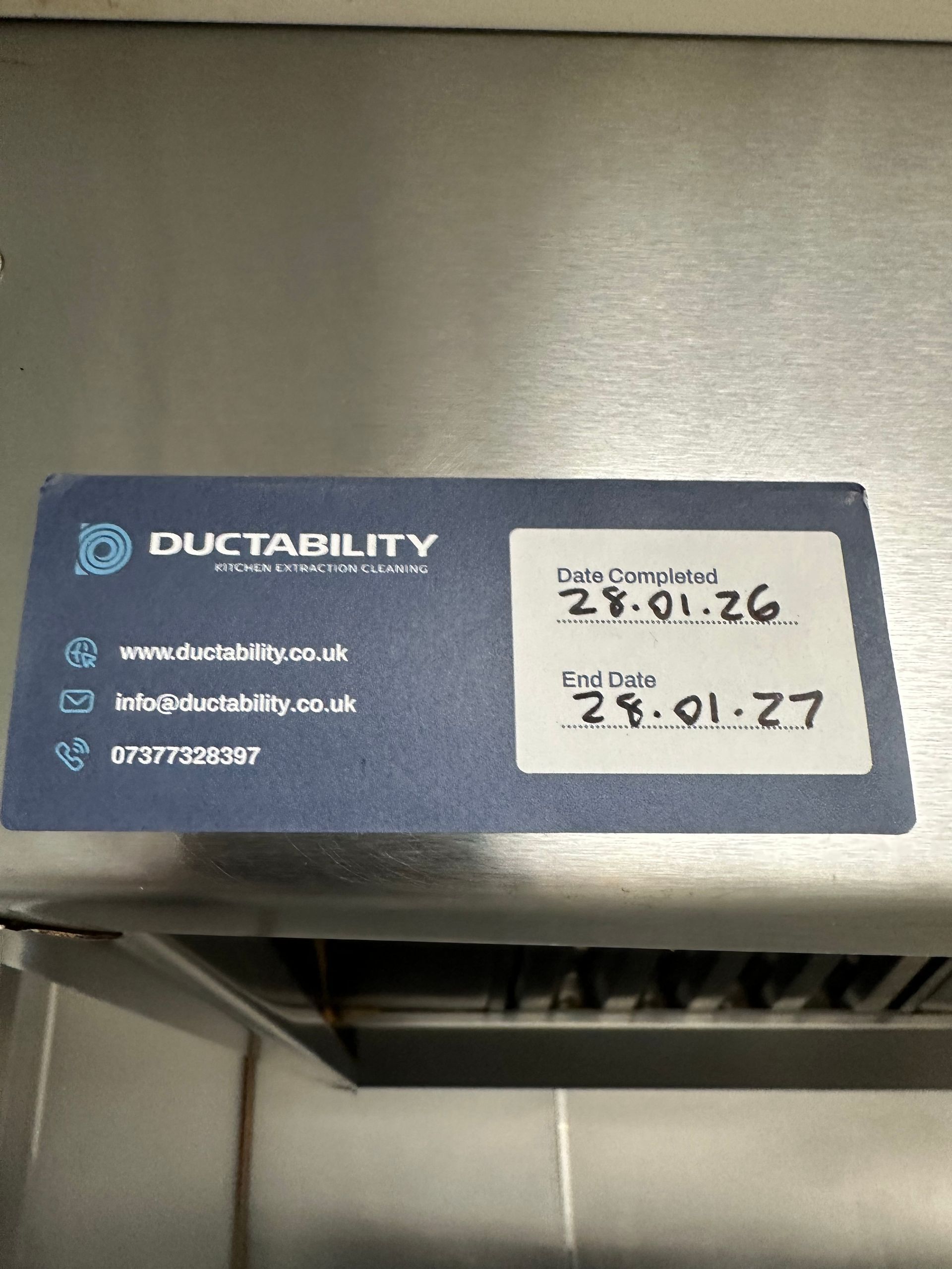 ductability sticker