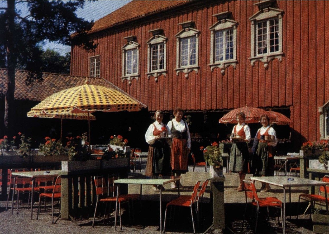 Gjestestuene i gamle dager.