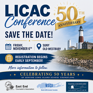 LICAC Conference 50th Anniversary
Friday, November 6, 2026 at
SUNY Old Westbury
