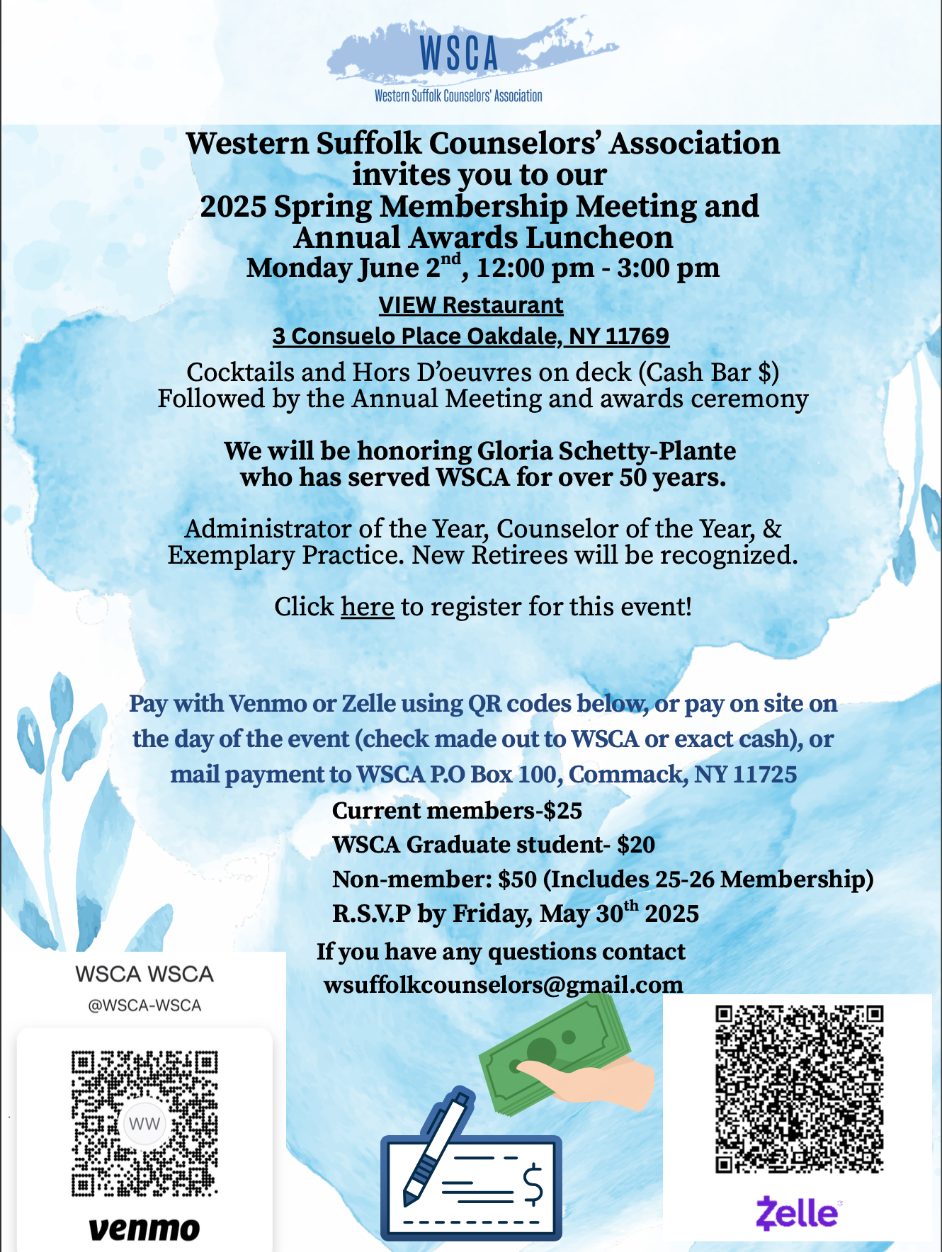 Annual Awards Ceremony Flyer June 2nd 2025 12-3pm View Restaurant Oakdale NY
