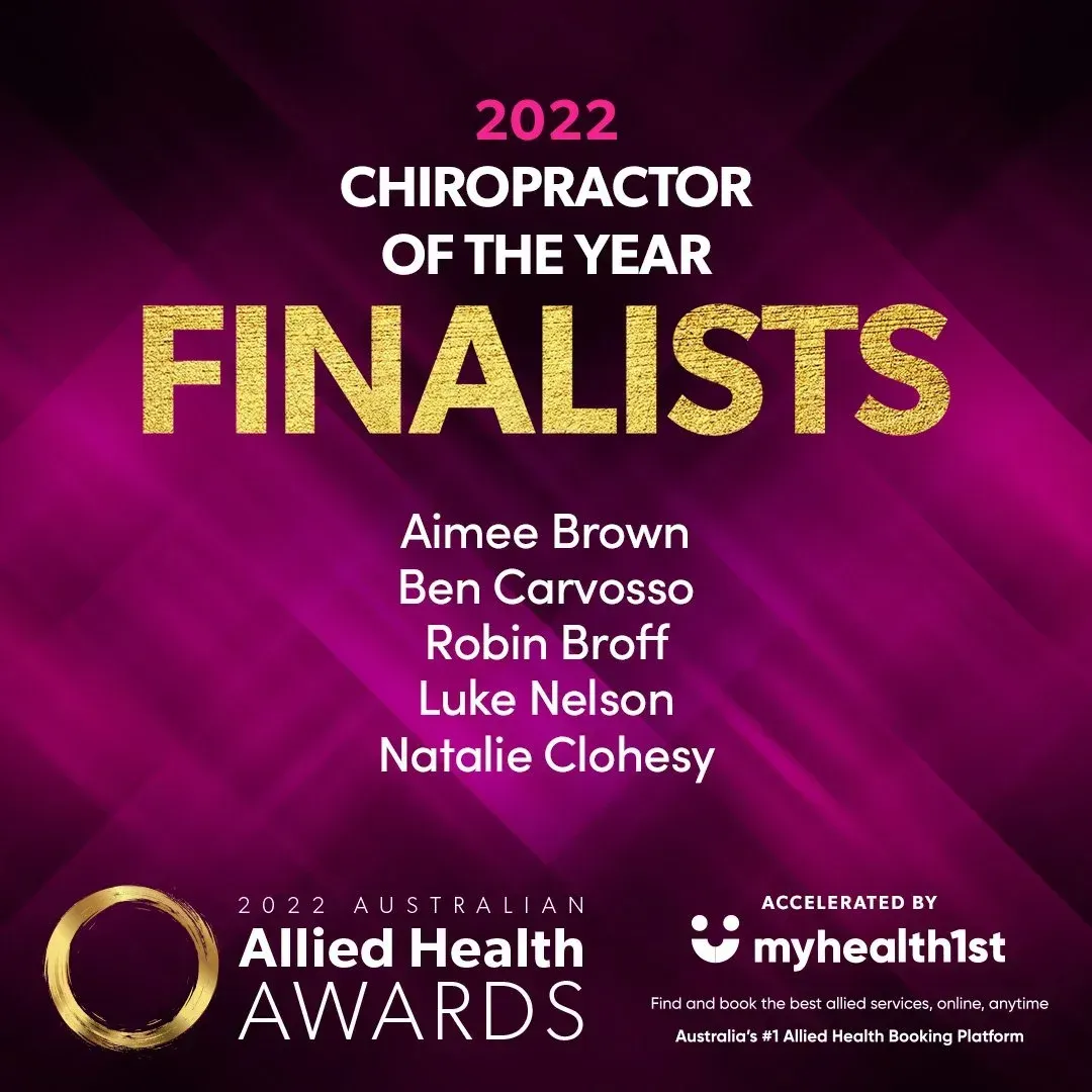 chiropractor of the year finalist