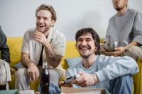 playing games with friends