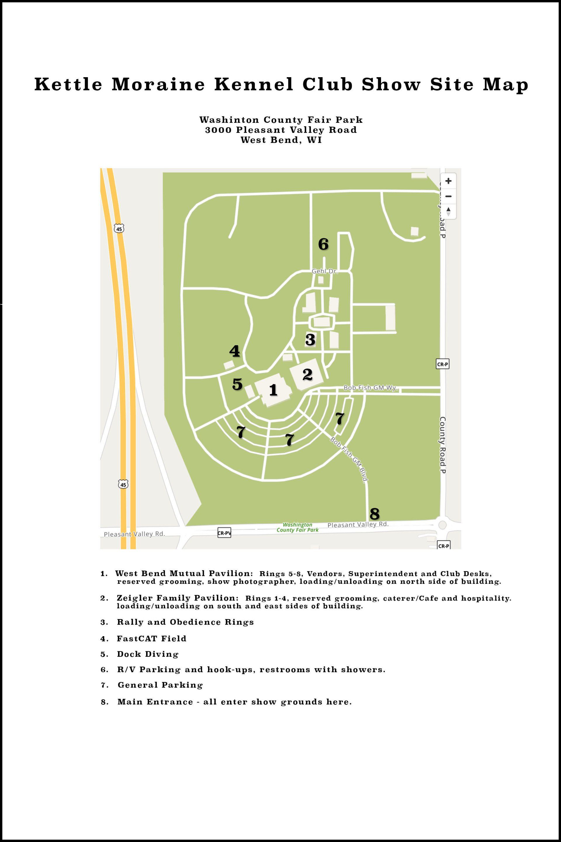 KMKC Show Site Map