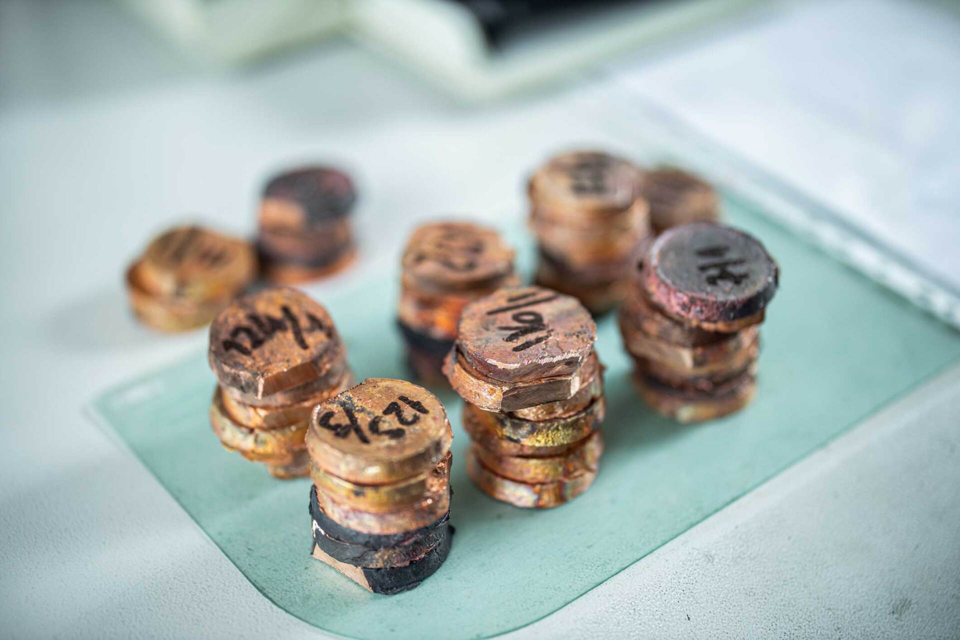 Copper Samples — Pennsauken, NJ — River Road Recycling