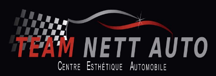 Un logo pour une entreprise appelée team nett auto