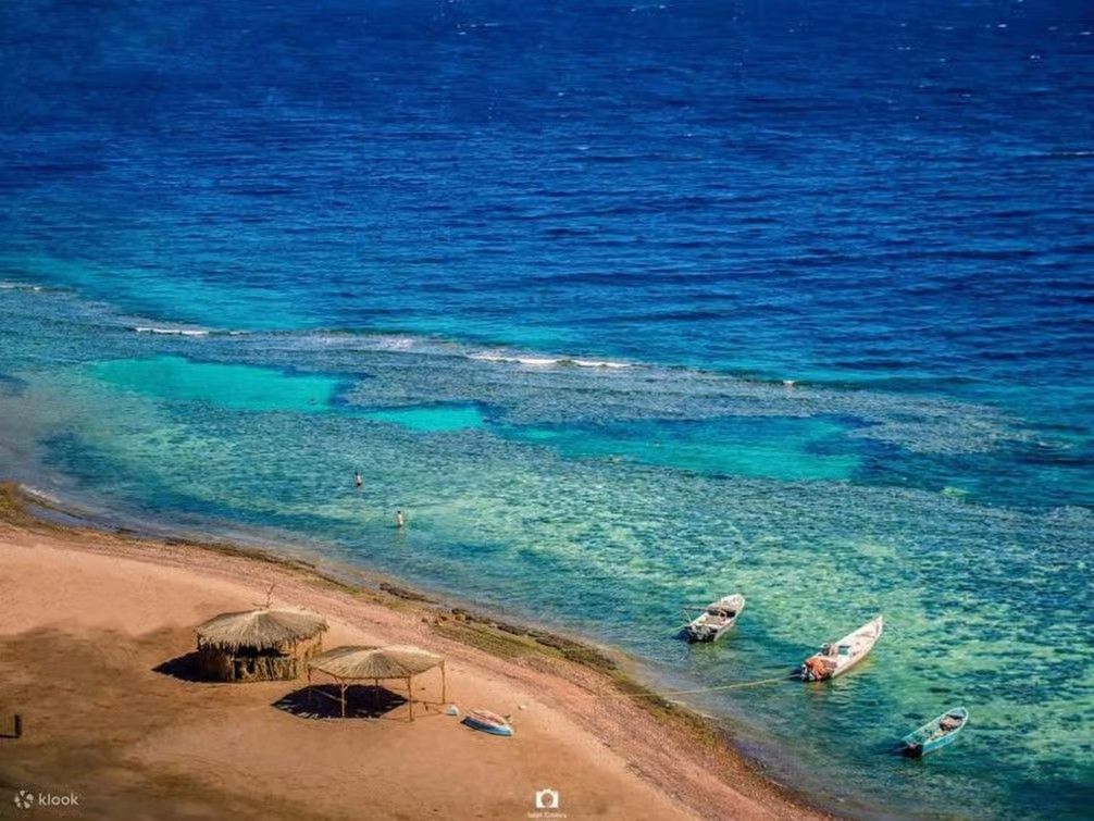 Basata Café in Sharm El Sheikh by the Red Sea with beautiful coastal views and a peaceful Egyptian .