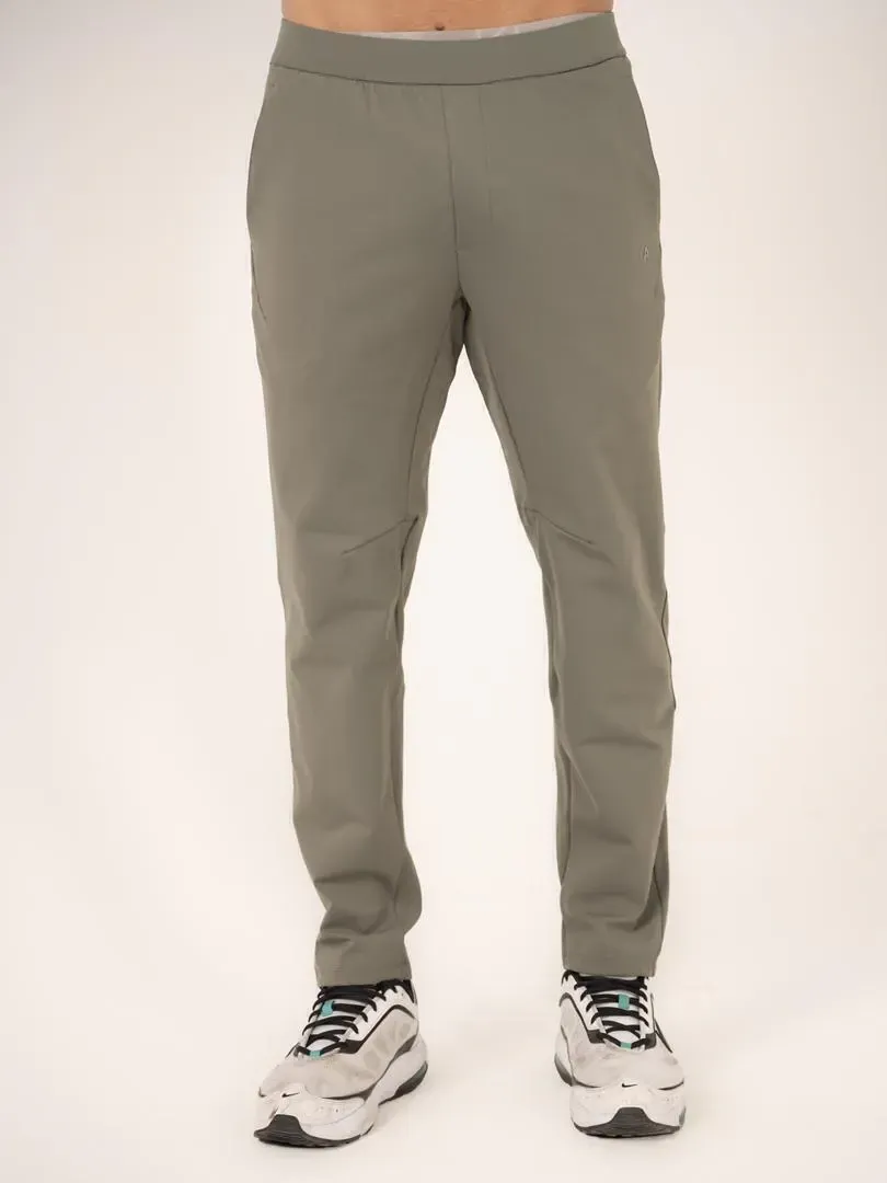 PANTALON APTITUD CINTURA ANCHA TERMICO VERDE