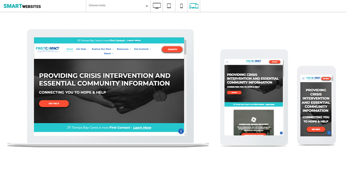 Give Back SMART Websites - First Contact