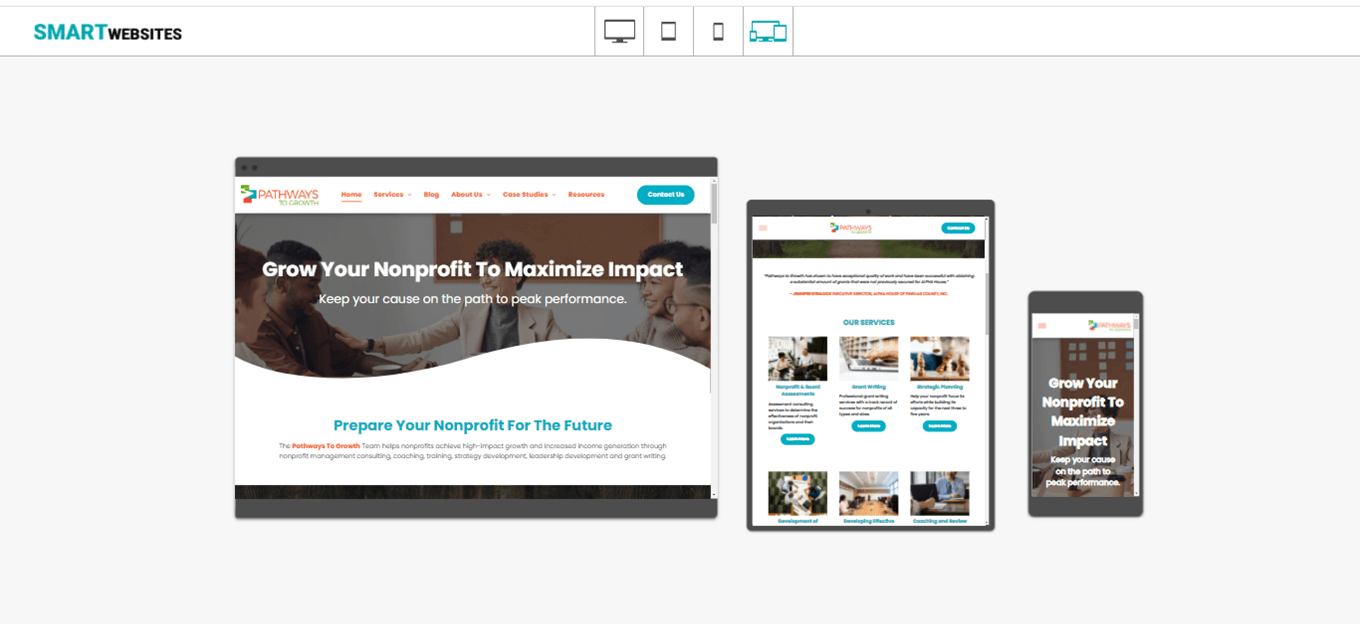 Give Back SMART Websites - Pathways To Growth