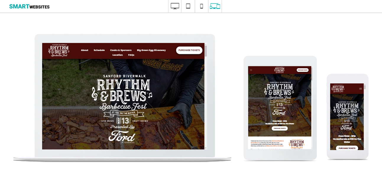 Give Back SMART Websites - Rhythm and Brews BBQ Fest