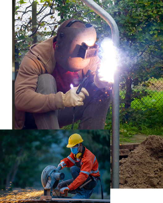 Worker Welding a Pipe Outdoor | Townsville, Qld