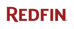 The redfin logo is on a white background.